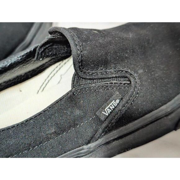 Vans Classic Slip-On - Black/Black - Size 7.5 US - Picture 6 of 9